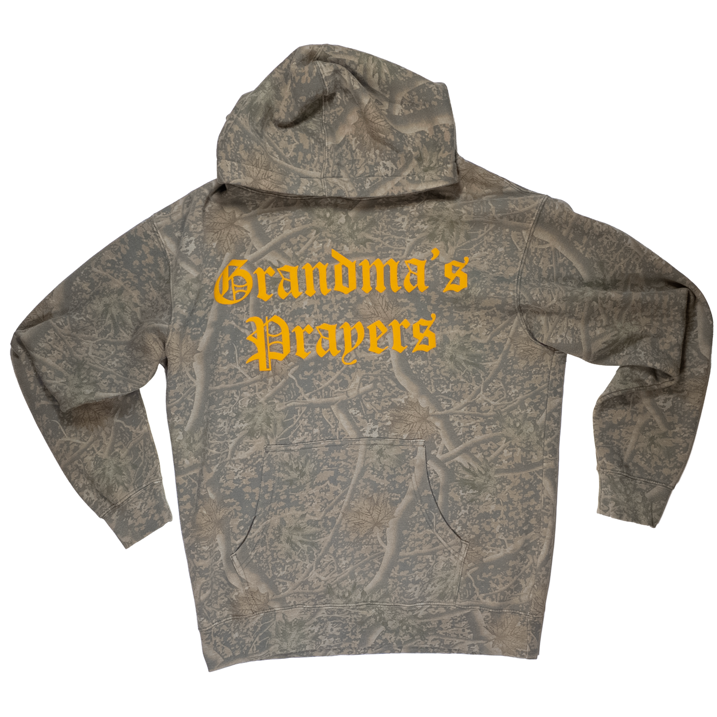 Woodland Camo Grandma's Prayers Hoodie