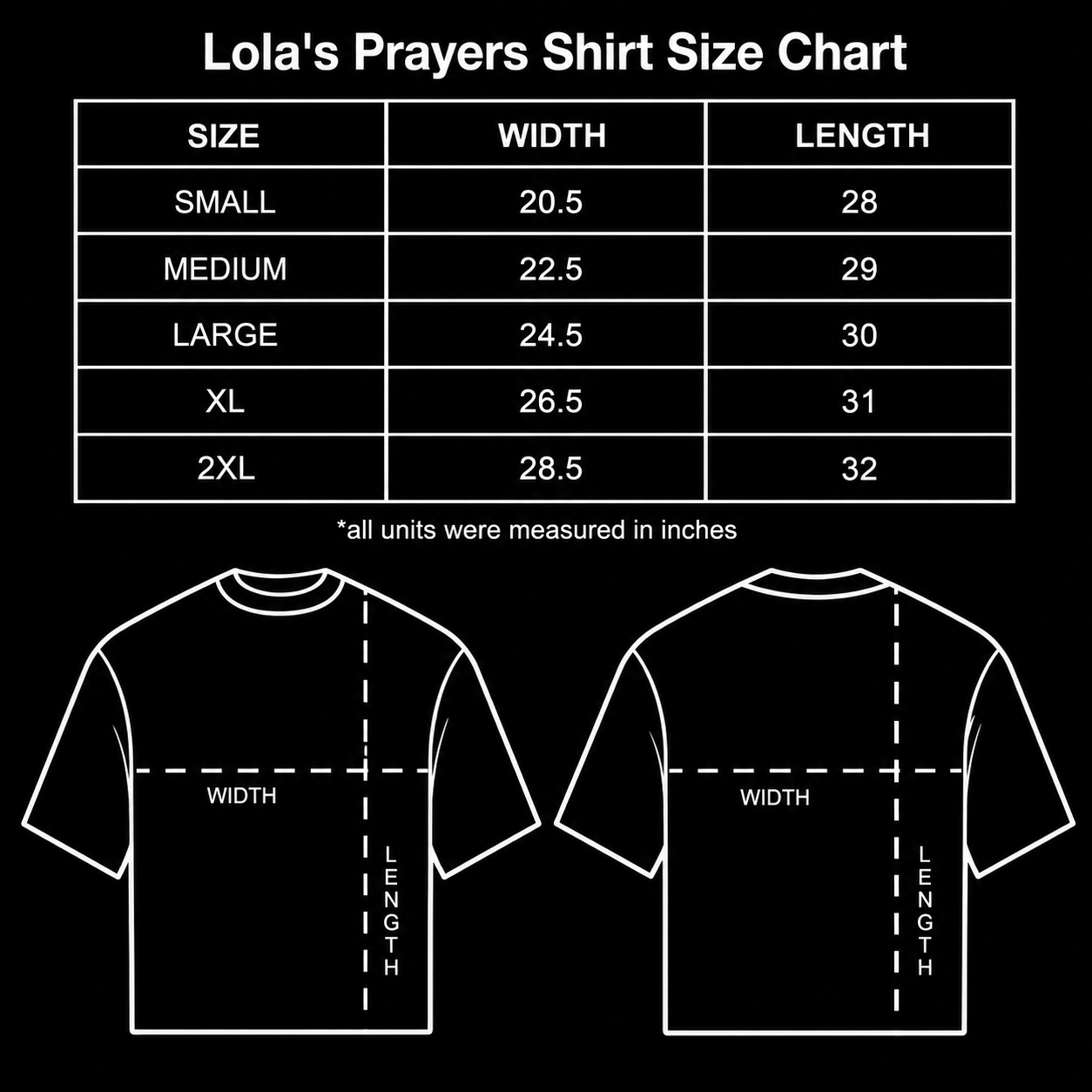Anino Black Lola's Prayers T-Shirt