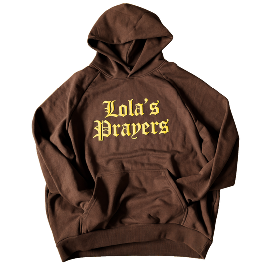 Moreno Brown Lola's Prayers Hoodie