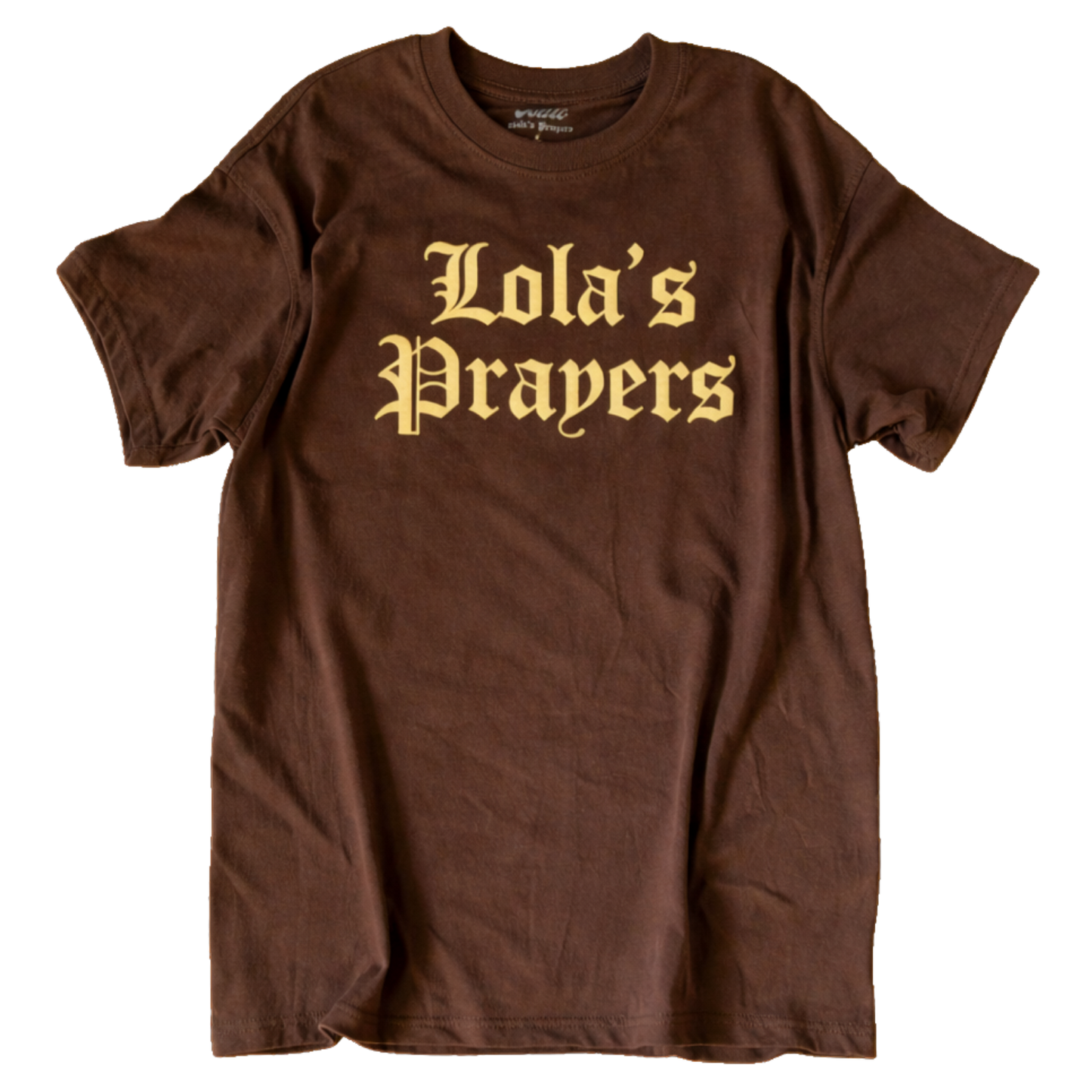 Moreno Brown Lola's Prayers T-Shirt
