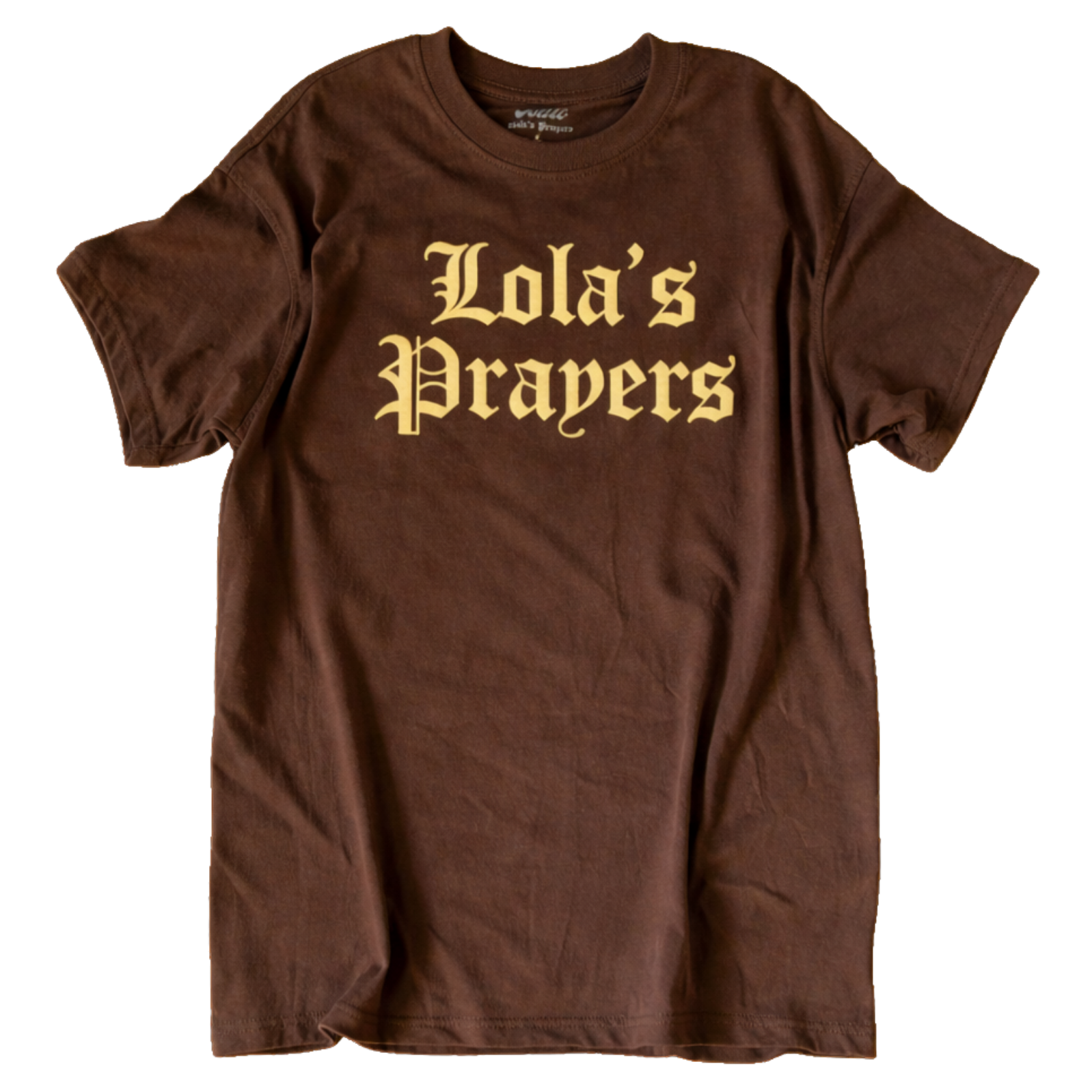 Moreno Brown Lola's Prayers T-Shirt