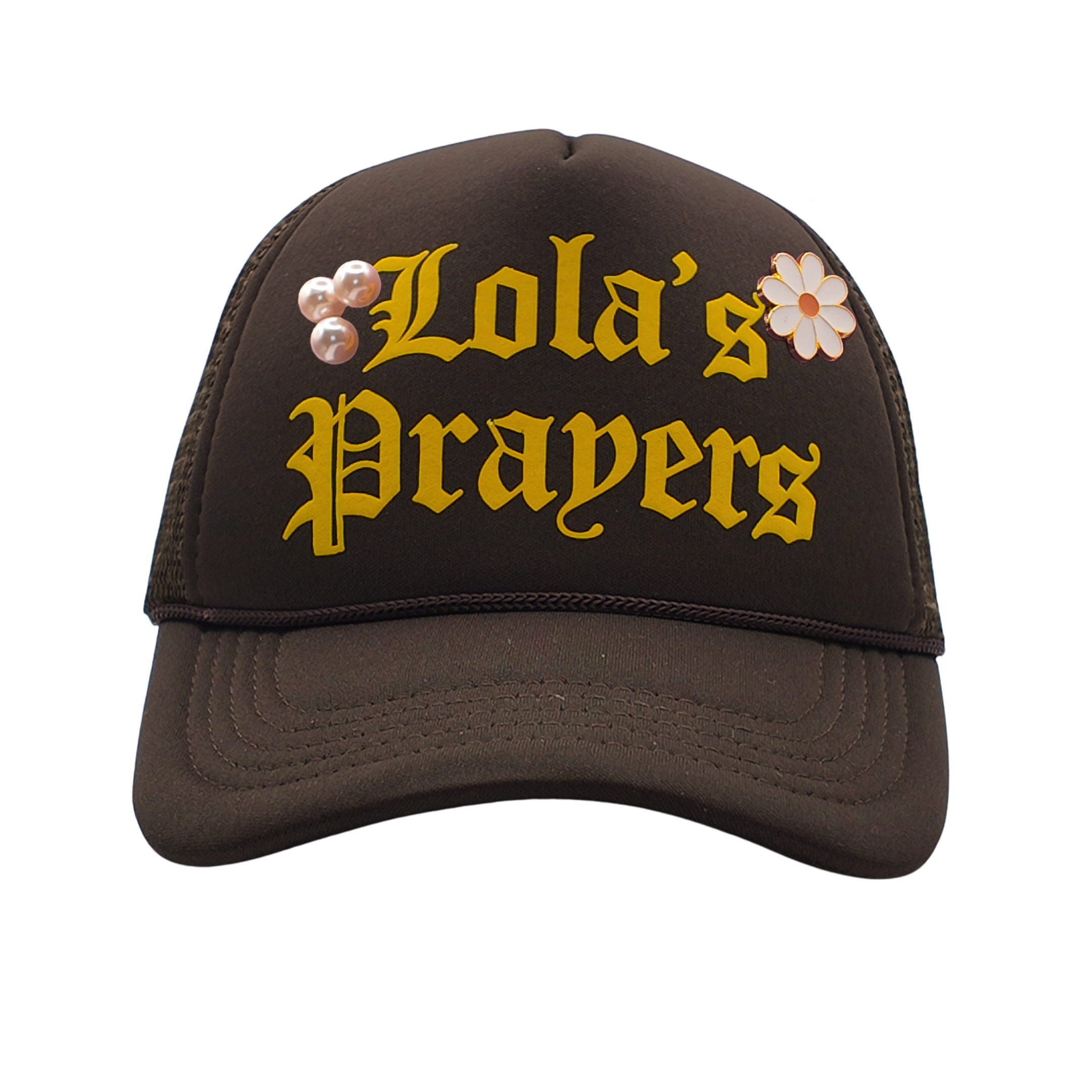 Lola's Prayers Hat w/Lola's Pearls