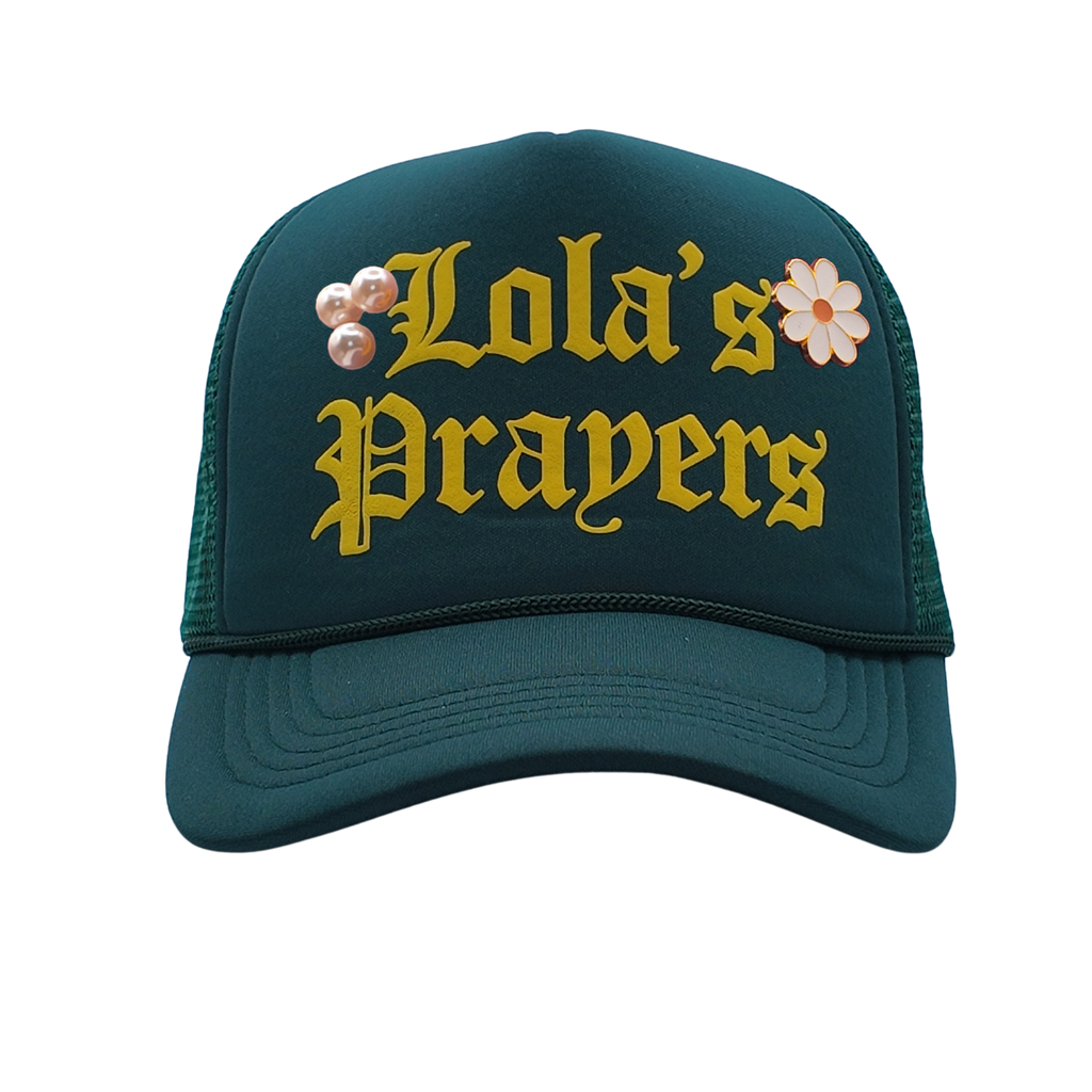 Lola's Prayers Hat w/Lola's Pearls