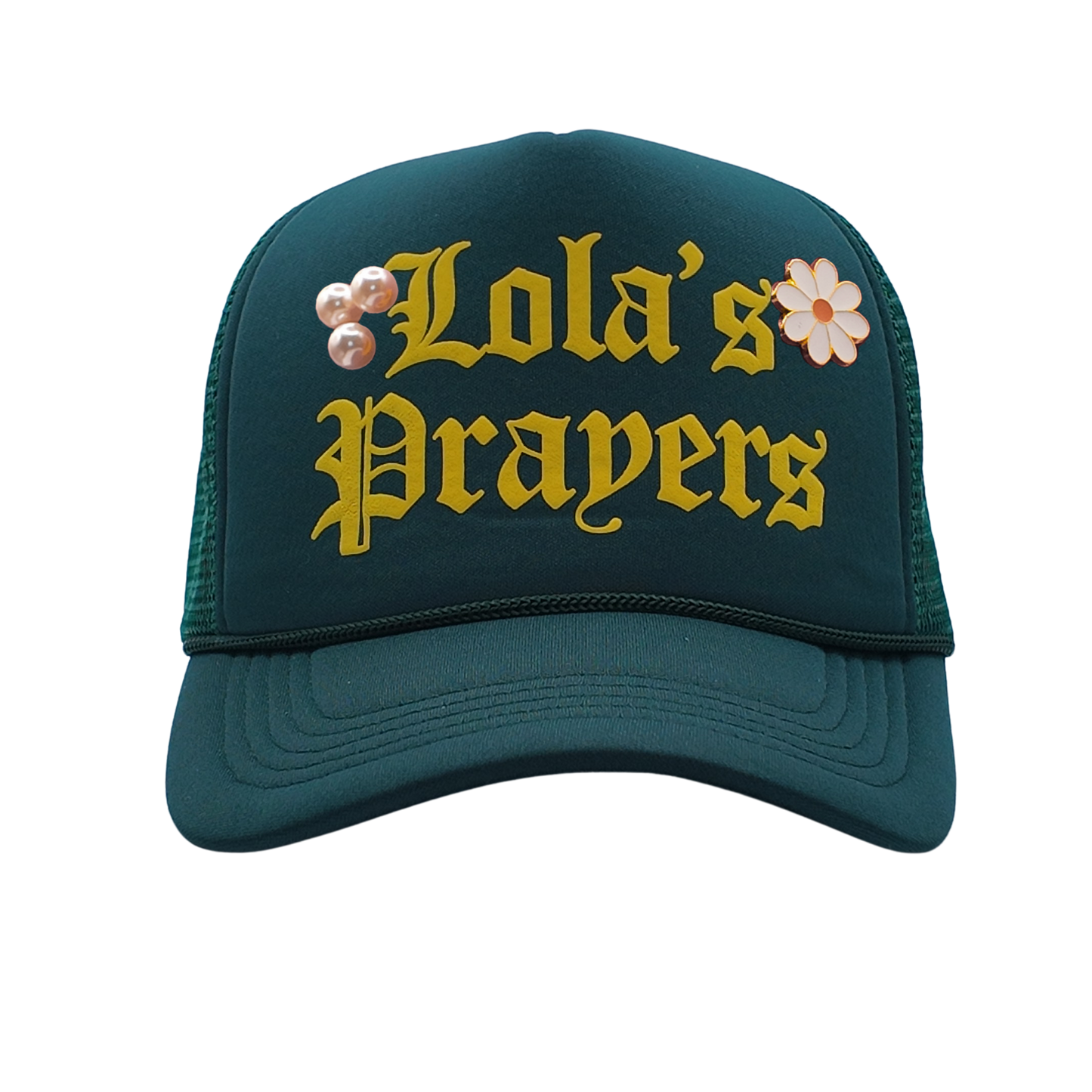 Lola's Prayers Hat w/Lola's Pearls