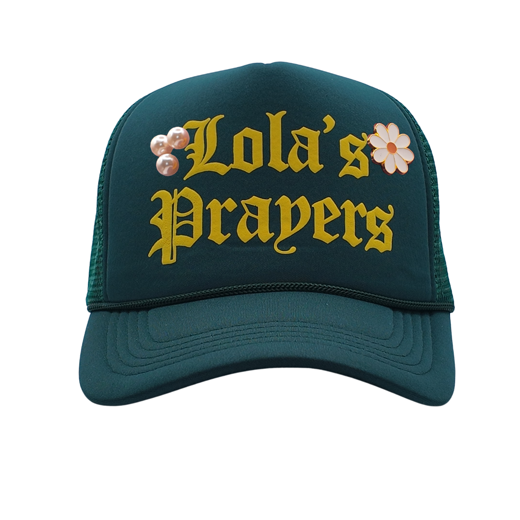 Lola's Prayers Hat w/Lola's Pearls