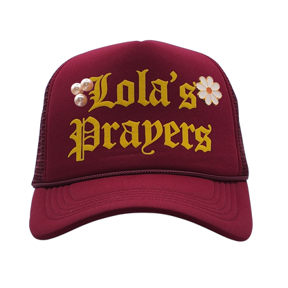 Lola's Prayers Hat w/Lola's Pearls