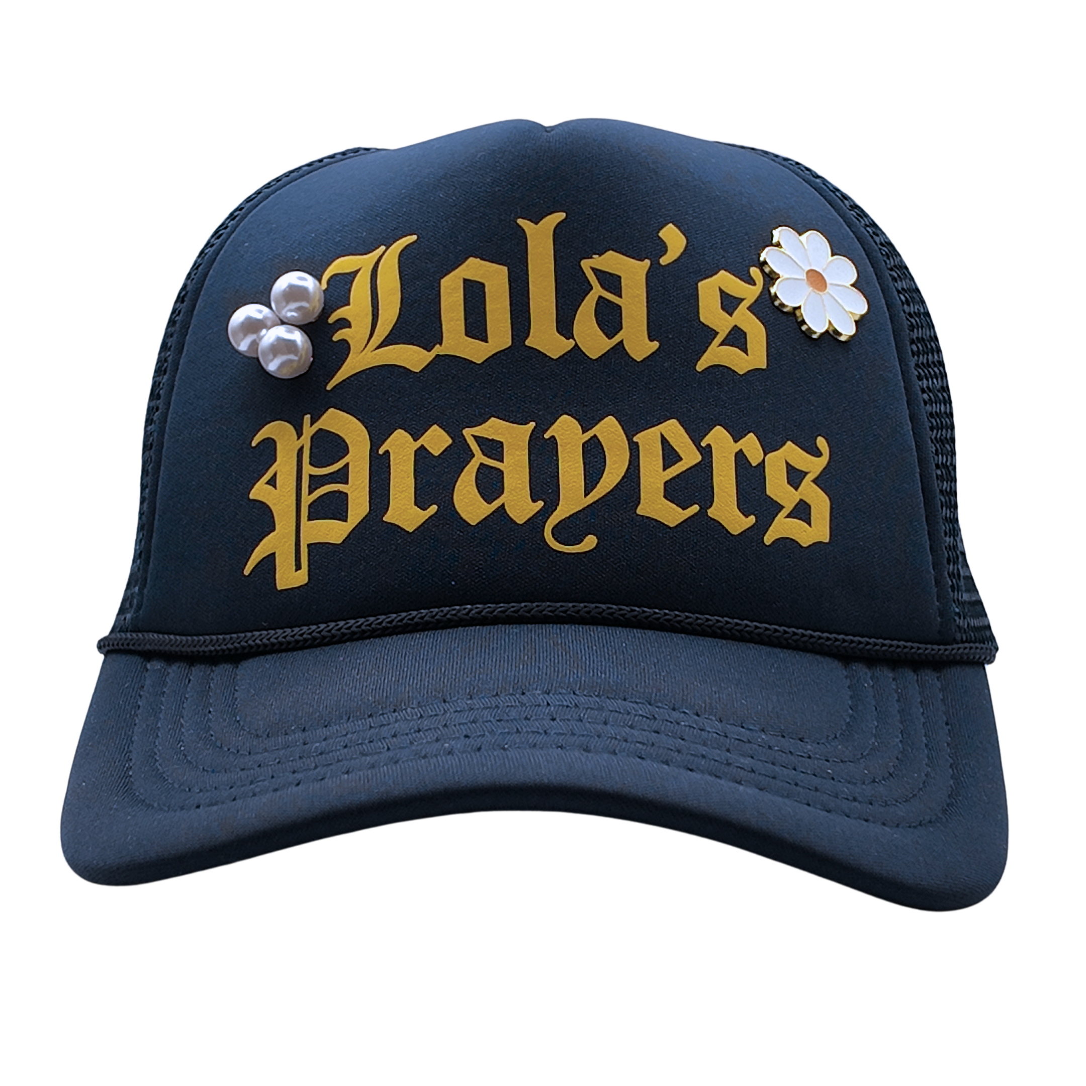 Lola's Prayers Hat w/Lola's Pearls