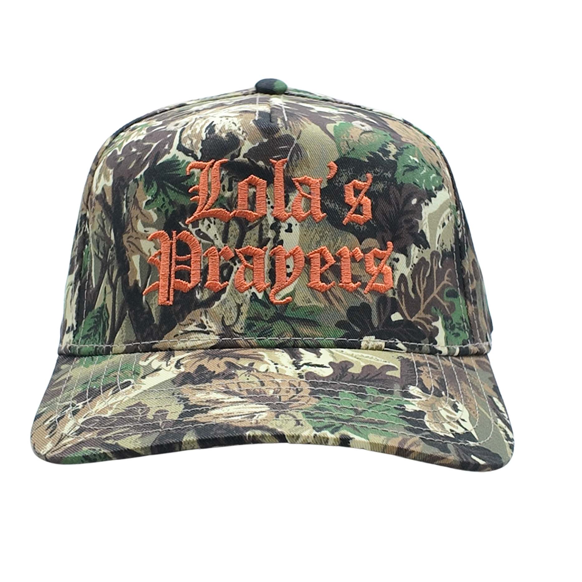 Lola's Prayers Woodland Camo Snapback